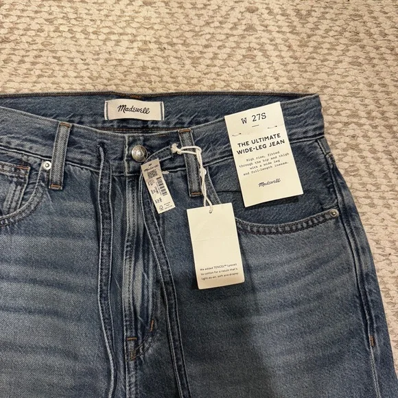 Madewell Ultimate Wide Leg Jean in Airy Denim - Picture 5 of 8